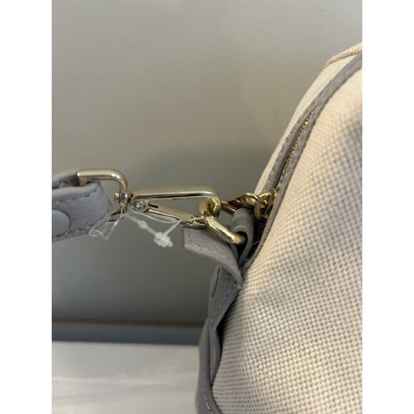 Neely and Chloe x Anthropologie $428 The Weekender Bag Gray Carryall *spot* - Picture 11 of 14